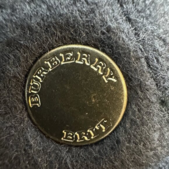 Burberry Brit Wool Toggle Duffle Coat Hood US2/XS Pine Green Nova Check Gold Zip - Picture 8 of 16